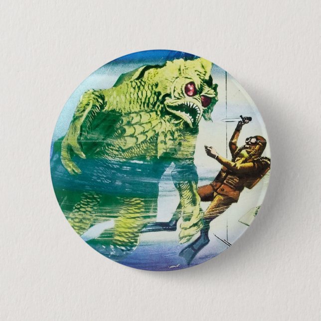 Bestimmungsort-innerer Raum-Monster-Knopf Button (Vorderseite)