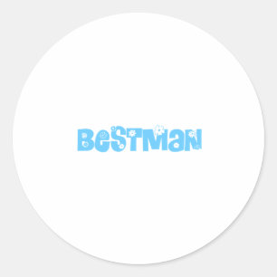 Bestman Runder Aufkleber