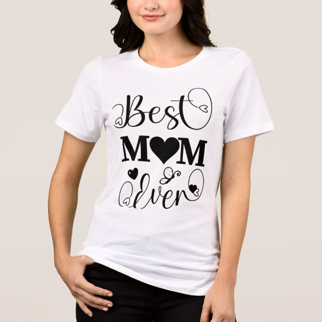 BestMom Tri-Blend Shirt (Vorderseite)