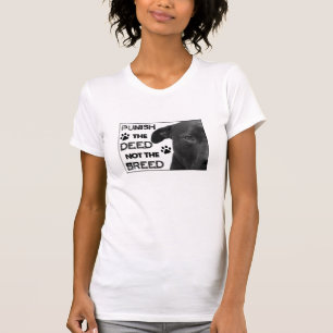 Bestrafen Sie den BRIEF nicht die ZUCHT - Pitbull T-Shirt