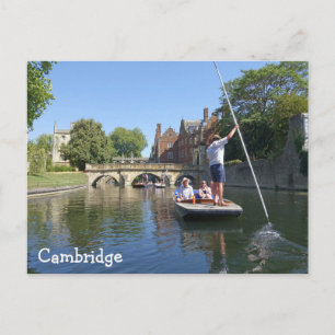 Bestrafung der Cam in Cambridge Postkarte