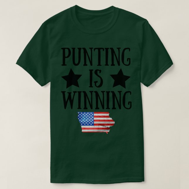 Bestrafung gewinnt Iowa T-Shirt (Design vorne)