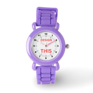BESTSELLER! Federwache für Kinder - ⌚- Rot Armbanduhr