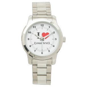 BESTSELLER! Frauen Ich ❤️ Oversized Silver Watch Armbanduhr