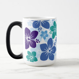 Bestseller Hawaiian Hibiskus Hintergrund-Design Verwandlungstasse