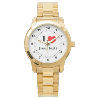 BESTSELLER! Herren Ich ❤️ Oversized Gold Watch Armbanduhr