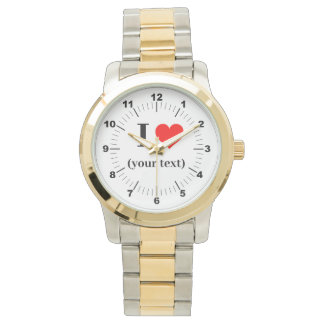 BESTSELLER! Herren Ich ❤️ zwei-Tone-Uhr Armbanduhr