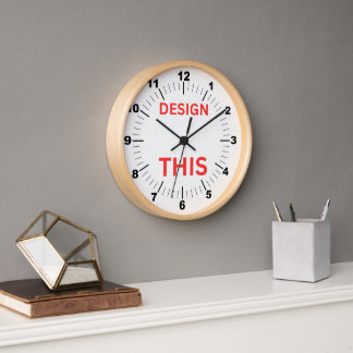 BESTSELLER ! Horloge murale, cadre rond de 10 pouc
