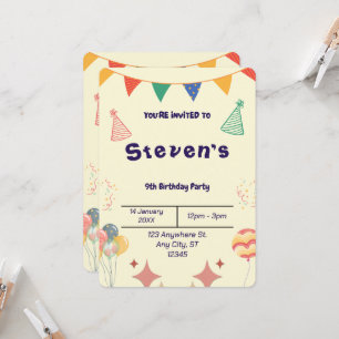 Bestseller! Individuelle Einladung 