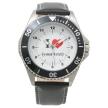 BESTSELLER! Men I ❤️ Black Leather Strap Watch