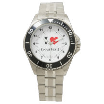 BESTSELLER! Men's I ❤️ Stainless Bracelet Watch