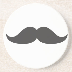 Bestselling Schnurrbart-Geschenk Stach Spaß Sandstein Untersetzer