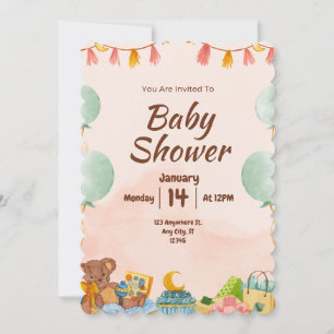 BESTSLELER ! Invitation baby shower