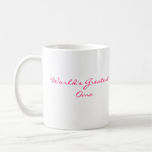 Bestste das Oma der Welt Tasse