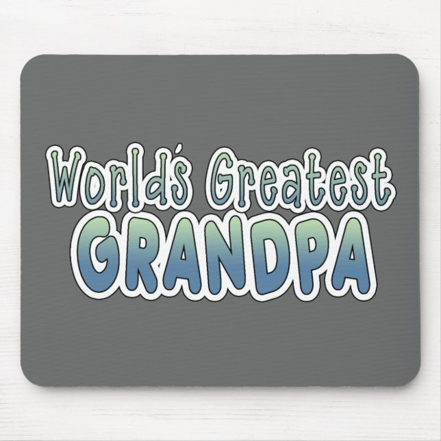Bestste der Großvater-Wörter der Welt Mousepad (Vorne)