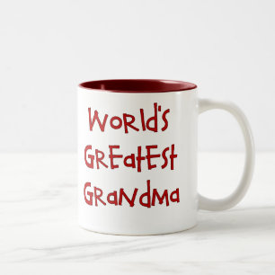 Bestste die Großmutter-Tasse der Welt Zweifarbige Tasse