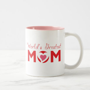Bestste die Mama-Tasse der Welt Zweifarbige Tasse
