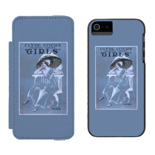 Bestste Komödie Clydes Fitchs, "Mädchen-" Theate Incipio Watson™ iPhone 5 Geldbörsen Hülle