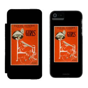 Bestste Komödie Clydes Fitchs, "Mädchen-" Theate Incipio Watson™ iPhone 5 Geldbörsen Hülle