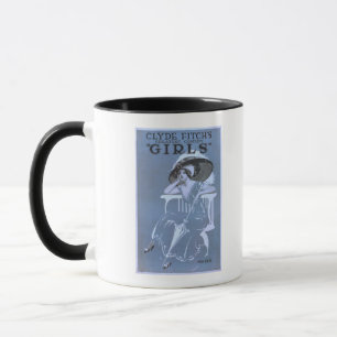 Bestste Komödie Clydes Fitchs, "Mädchen-" Theate Tasse