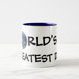Bestste Vater-Tasse der Welt Zweifarbige Tasse