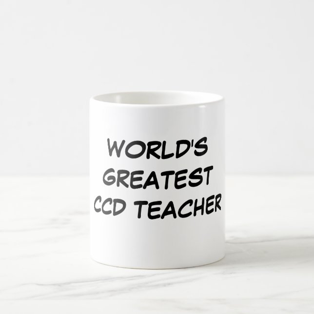 Bestster das CCD-Lehrer-" Tasse "der Welt (Mittel)