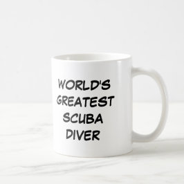 Bestster das Unterwasseratemgerät-Taucher-" Tasse