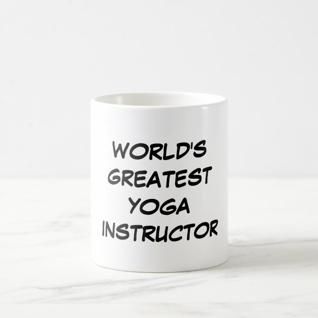 Bestster das Yoga-Lehrer-" Tasse "der Welt (Mittel)