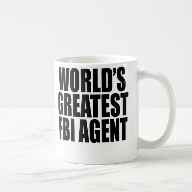 Bestster der FBI-Agent der Welt Kaffeetasse (Rechts)