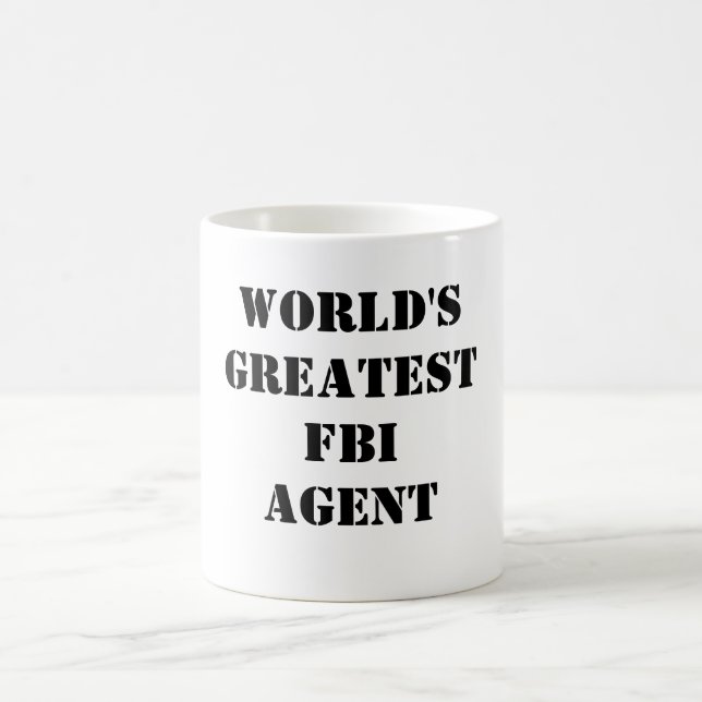 Bestster der FBI-Agent der Welt Kaffeetasse (Mittel)