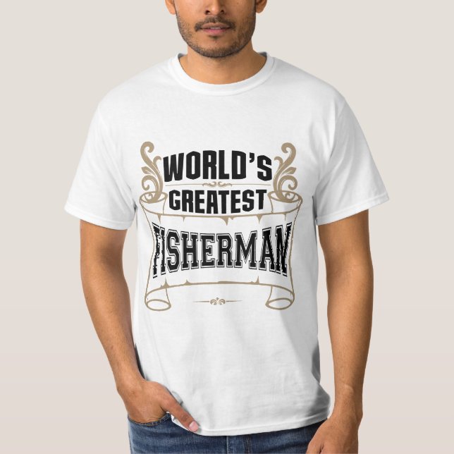 Bestster der Fischer-T - Shirt der Welt (Vorderseite)