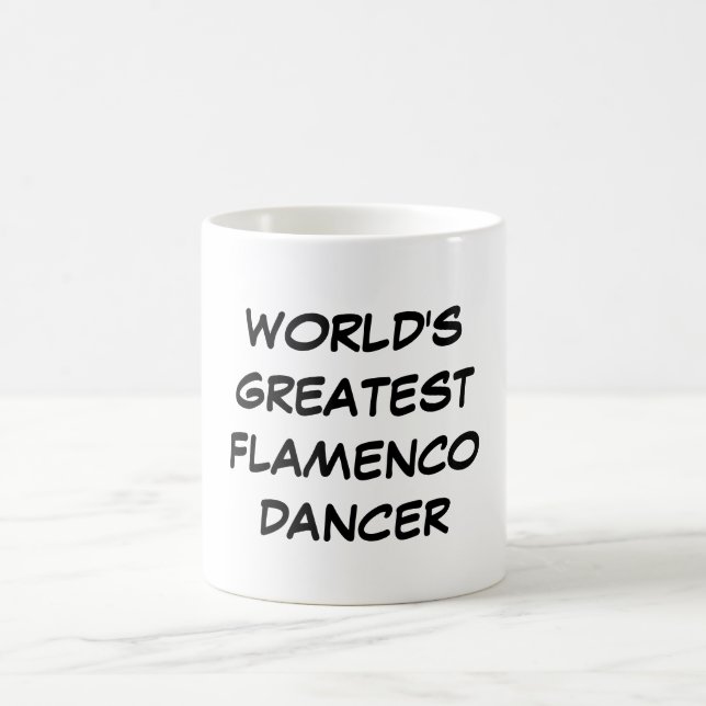 Bestster der Flamenco-Tänzer-" Tasse "der Welt (Mittel)