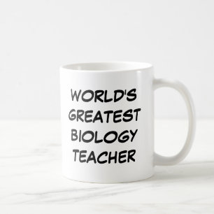 Bestster die Biologie-Lehrer-" Tasse "der Welt