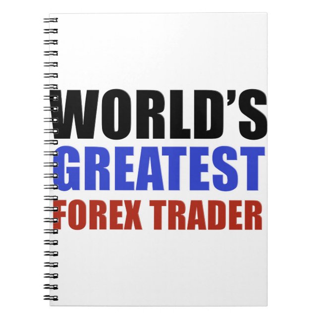 Bestster Forexhändler der Welt Notizblock (Vorderseite)
