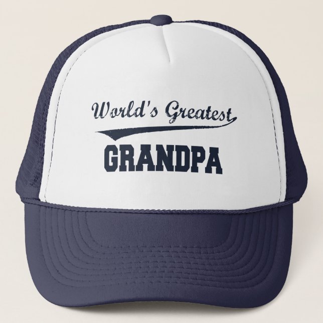 Bestster Großvaterhut der Welt Truckerkappe (Vorderseite)