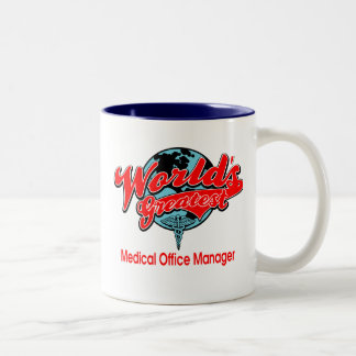 Bestster medizinischer Bürovorsteher der Welt Zweifarbige Tasse