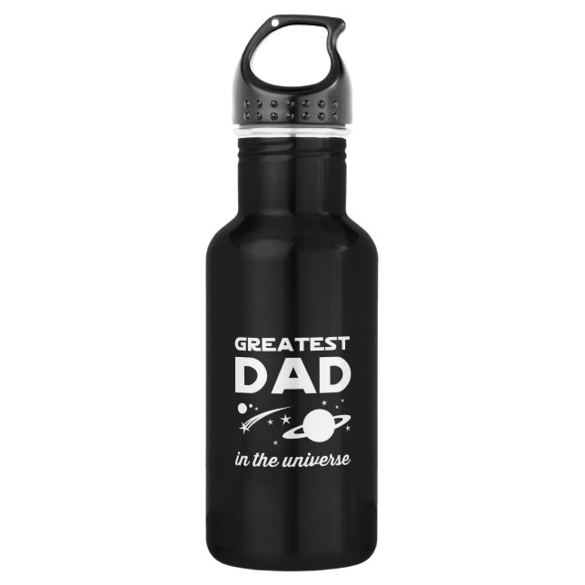 Bestster Vater im Universum Trinkflasche (Vorderseite)