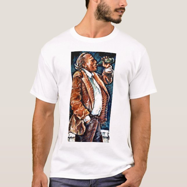 Bestster Verlierer Charless Bukowski T-Shirt (Vorderseite)