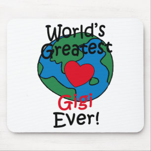 Beststes das Gigi der Welt Herz Mousepad