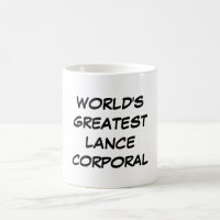 Beststes die Lanzen-Obergefreites" Tasse "der Welt