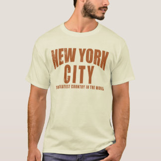 Beststes Land New York City in der Welt T-Shirt