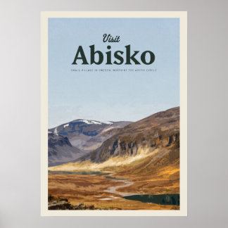Besuch Abisko Poster