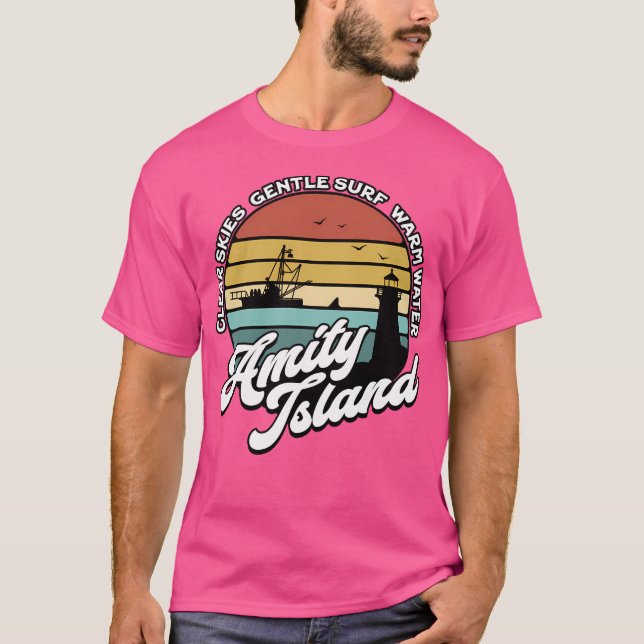 Besuch Amity Island T-Shirt (Vorderseite)