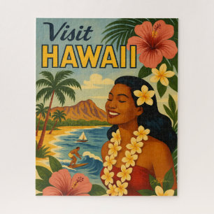 Besuch auf Hawaii in der Mitte des Jahrhunderts To