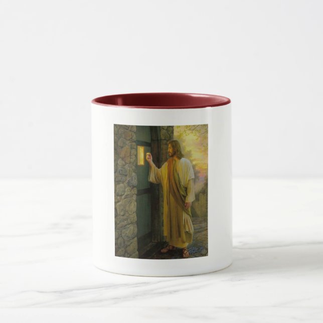 Besuch bei Morgengrauen Jesus klopfen an einer rus Tasse (Zentrum)