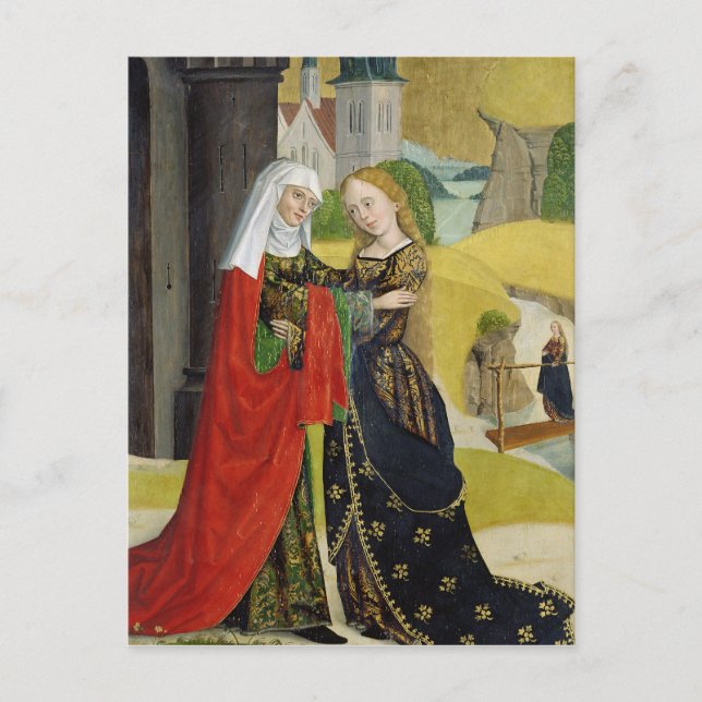 Besuch des Domaltars 1499 Postkarte (Vorderseite)