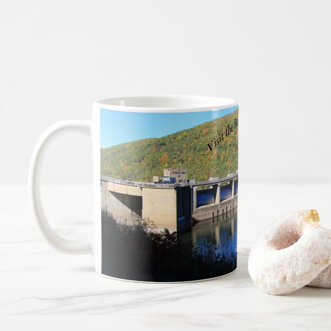 Besuch des PA Wilds Picturesque Souvenir Kinzua-St Kaffeetasse (Mit Donut)