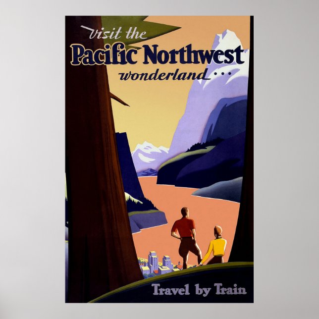 Besuch des Pazifischen Nordwestens Poster (Vorne)