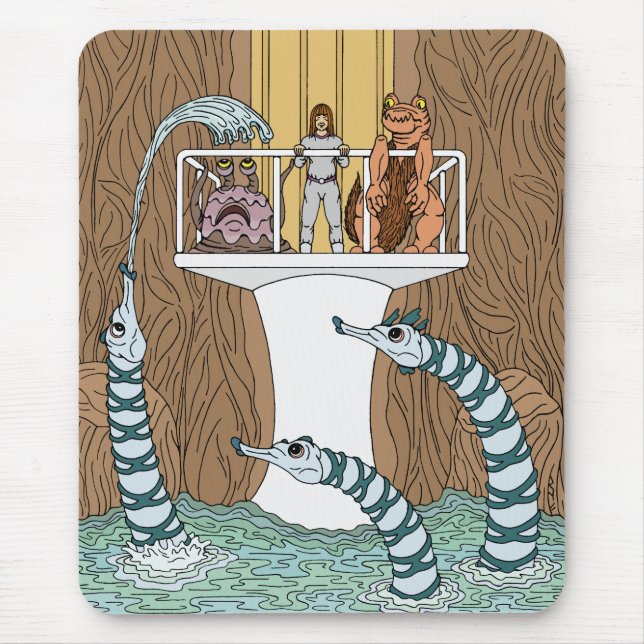 Besuch des Pools der Pipeline Mousepad (Vorne)