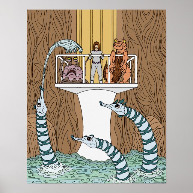 Besuch des Pools der Pipeline Poster (Vorne)